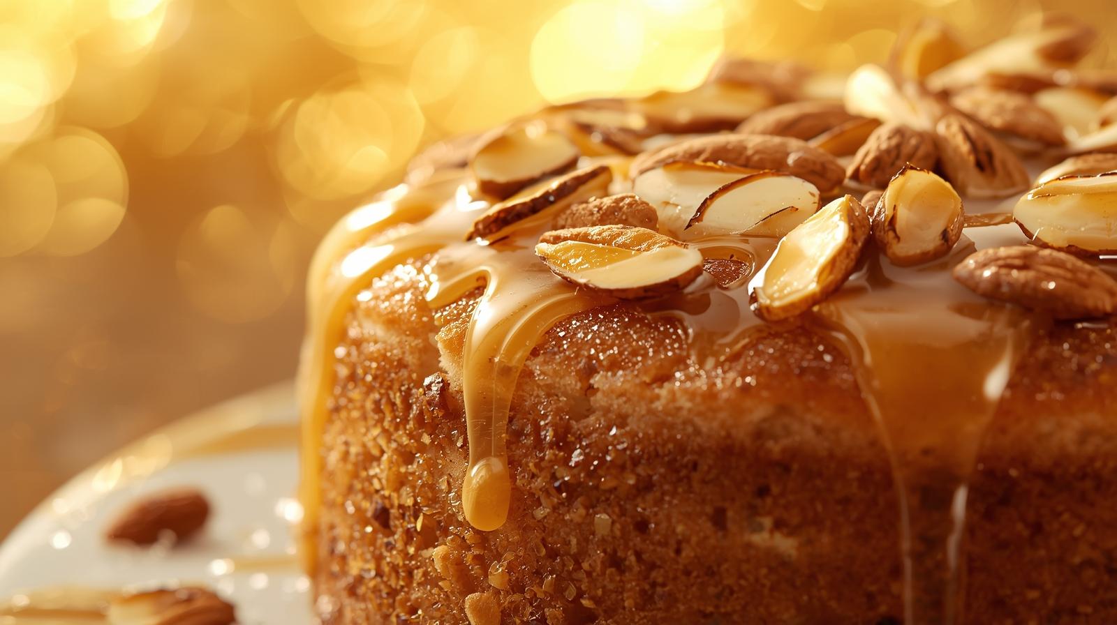 Menu full-alomd-and-honeycake-around-with-a-shiny-gold-background-1